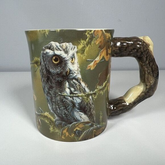 Sculpted Mug WHO GIVES A HOOT - OWL by Susan Bourdet - Picture 1 of 7